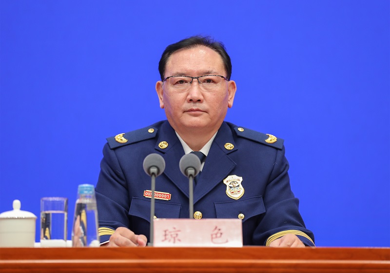 丝袜美腿被艹视频应急部党组成员、消防救援局局长琼色出席新闻发布会